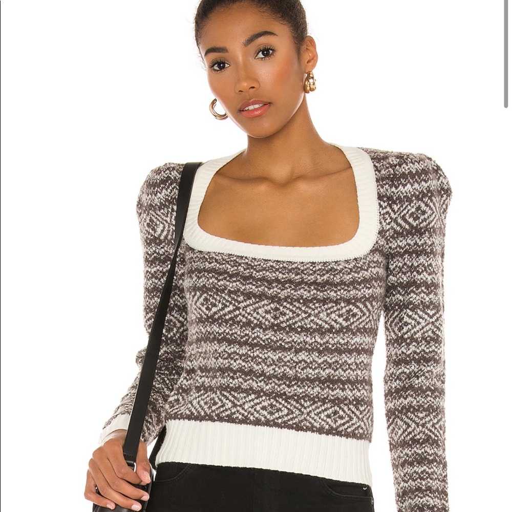 Tularosa Elias fair isle sweater size Small